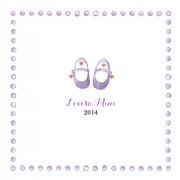 Babybook - Tiny shoes purple